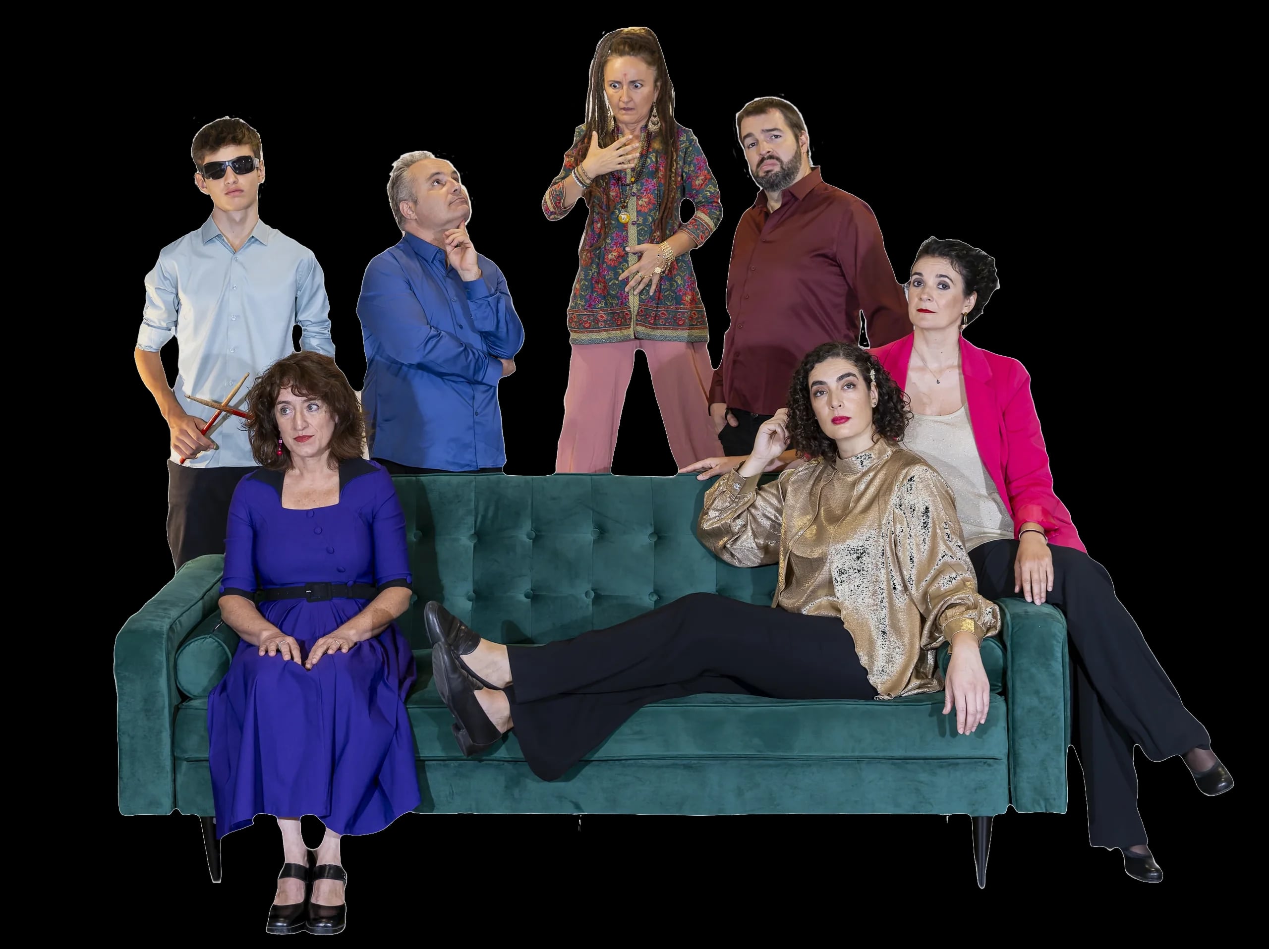 Elenco original de Kala, la gurú del pop